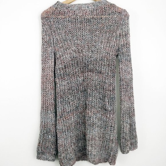 Anthropologie Mih Jeans Linen Bell Marled Sweater - Picture 5 of 10